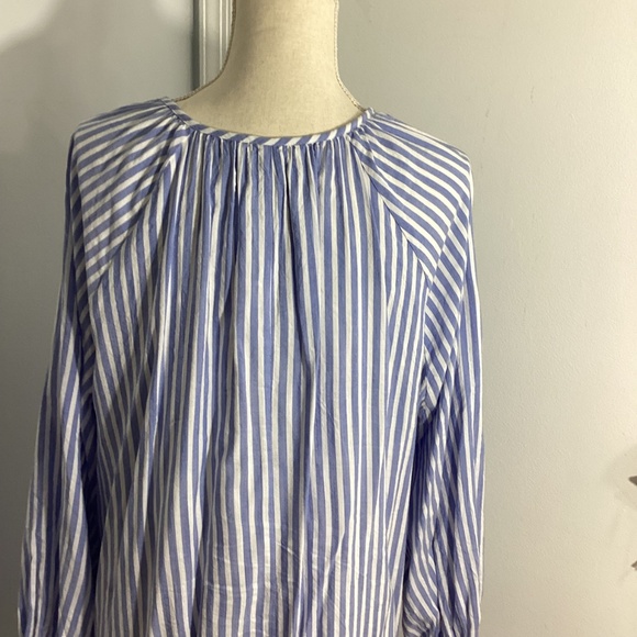 H&M WOMAN SIZE XL RELAXED FIT MINI DRESS TUNIC LONG BALOON SLEEVES - Picture 4 of 12